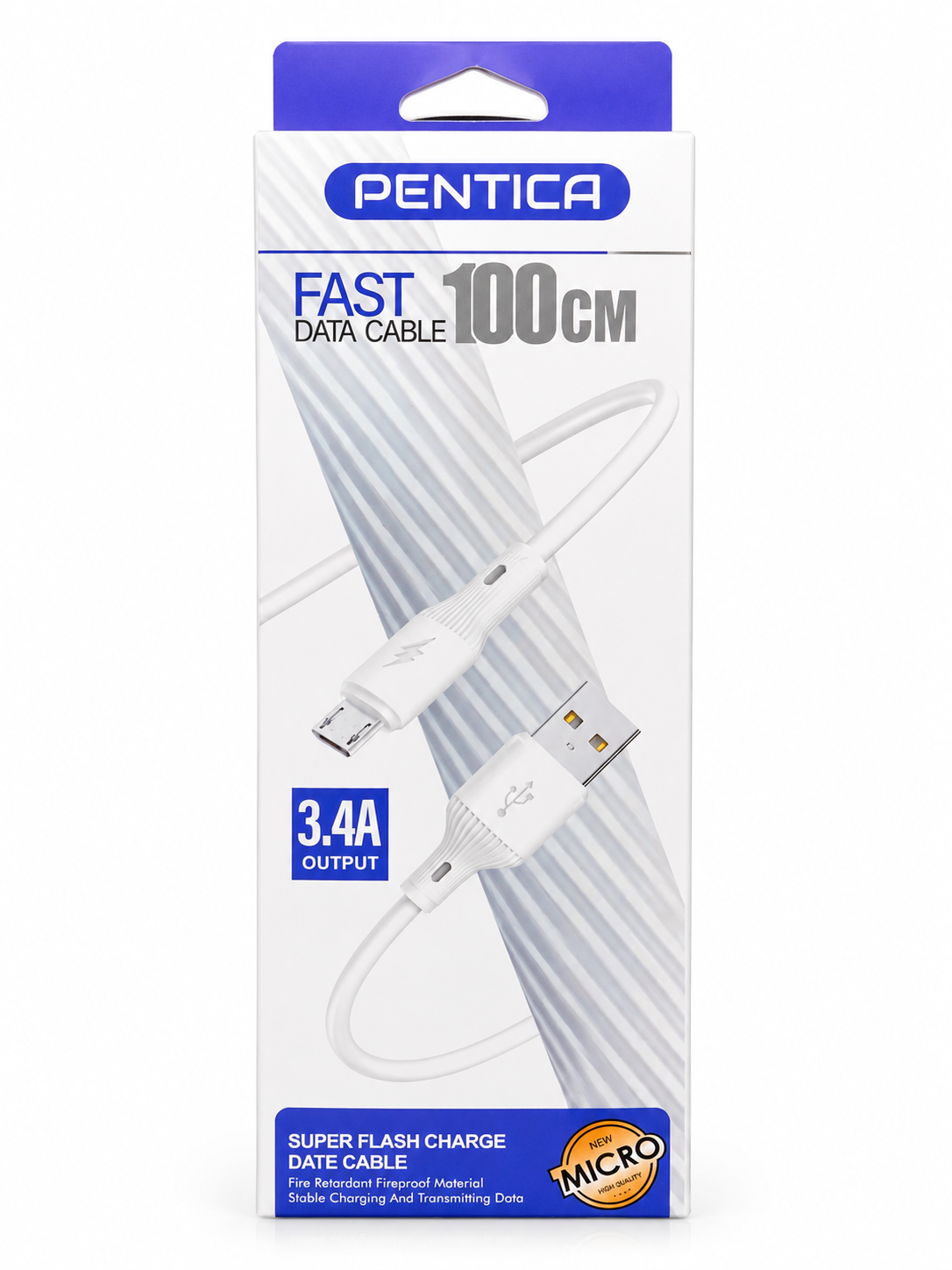 کابل شارژ و انتقال داده PENTICA مدل Micro USB