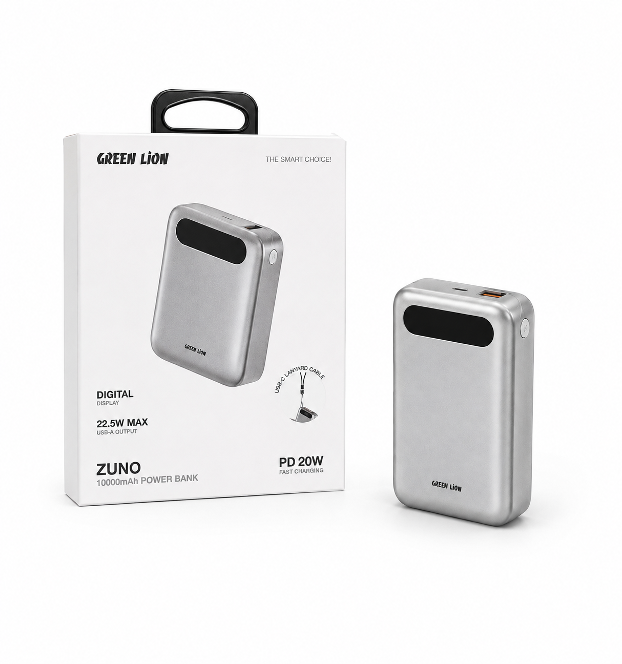 پاوربانک گرین لاین مدل Zuno ظرفیت 10000mAh
