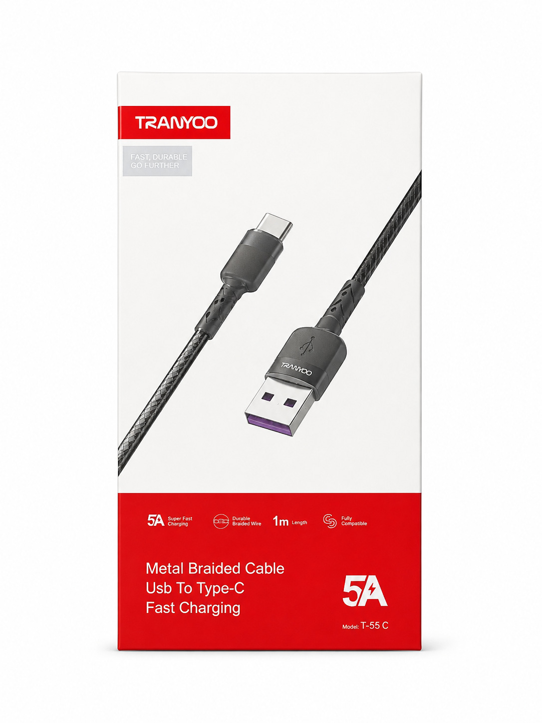 کابل شارژ TRANYOO T-55C