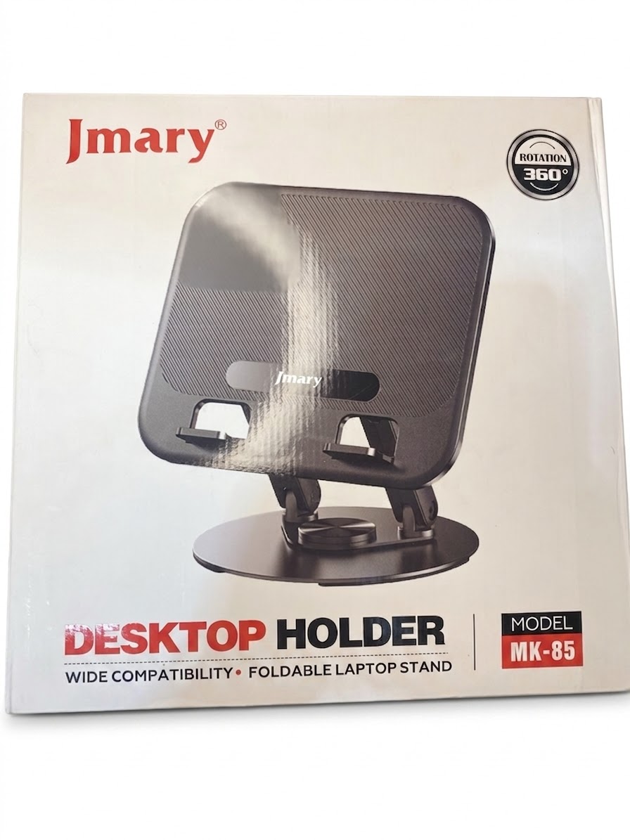 پایه نگهدارنده و استند رومیزی چرخشی لپ‌تاپ و تبلت جیماری Jmary مدل MK-85